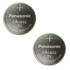Panasonic CR1632-2 CR1632 3V Lithium Coin Battery (Pack of 2)