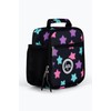 hype Unisex Lunch Box, Black with Pink, Purple & Blue