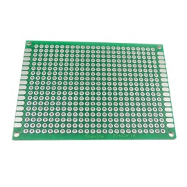 EasyWordMall 20pcs 2x8 3x7 4x6 5x7CM PCB Universal Printed Circuit Board Electronic Circuit Board Double Sided DIY Bread Dough 1.6mm Thickness 2.54mm Pitch