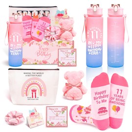 Gifts for 11 Year Old Girl 11th Birthday Gifts for Girl Ideas for Daughter Funny 11th Birthday Decorations for Her ister Niece Granddaughter Popular Digits Birthdays Gift for Teen Girls
