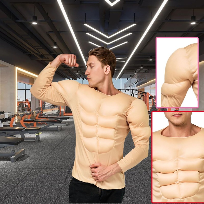 DSplay DSplay Adult Muscle Shirt Costumes for Men