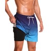 SILKWORLD Mens Swimming Trunks Quick Dry Beach Bathing Suit Shorts