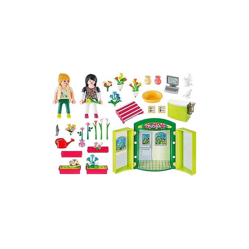 PLAYMOBIL City Life 5639 Mitnehm-Blumenladen, Ab 4 Jahren, Multicolor