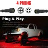 MICTUNING 2PCS 10FT 4 Pin Extension Cables - Exclusive for