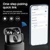 Csasan Wireless Earbuds, 2025 Bluetooth 5.3 Headphones HiFi Stereo Ear