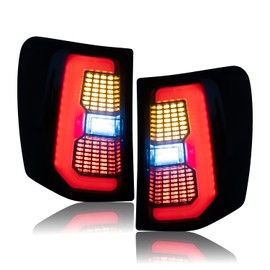 Sheraho LED Tail Light Pair Compatible with 1999-2004 Jeep Grand Cherokee Pickup Truck Taillights Brake Lamps Back Lights Stop Lights Reverse Turn Signal Lamp Driver & Passenger Side