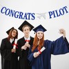 Congrats Pilot Banner, Congrats Grad, Congrats USAF/Future Pilot, Adventure Awaits,