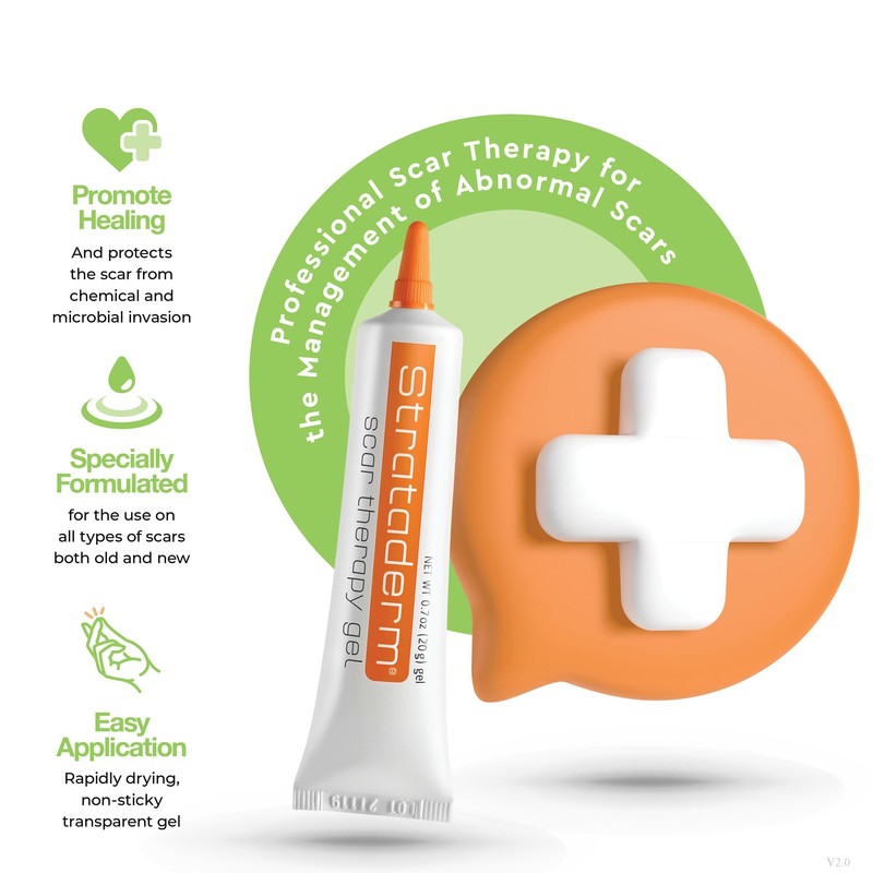 Strataderm Professional Scar Therapy Gel | Old and New Scars