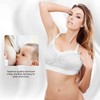 INTLMATE 3 Pack Women's Nursing Bra Seamless Wireless Night Sleep