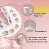 300pc French Gel x Toenail Tips Press on Toenails Glue