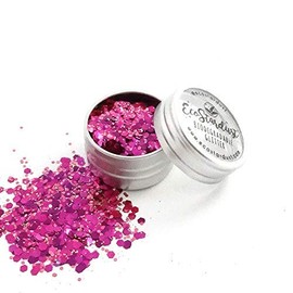 EcoStardust Flamingo Biodegradable Glitter Festival Bioglitter Cosmetic Facial and Body Hair