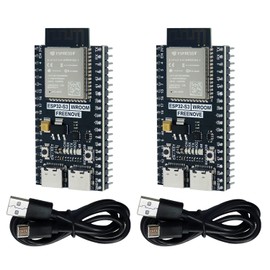 Freenove ESP32-S3-WROOM Board Lite (2 Pack), Dual-core 32-bit 240 MHz Microcontroller, Onboard Wireless, Python C Code, Example Projects Tutorial