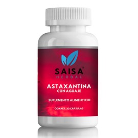 Astaxantina 12 Mg 30 Cápsulas Con Aguaje Saisa Herbal