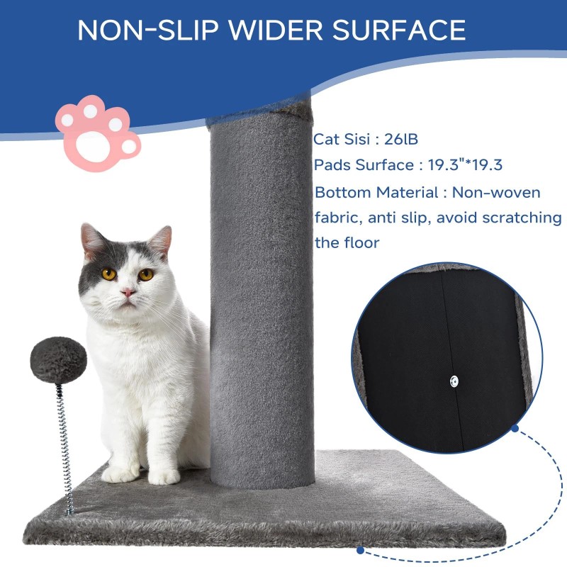 Cat Craft Bobcat Cat Scratching Post for Indoor Cats, Tall
