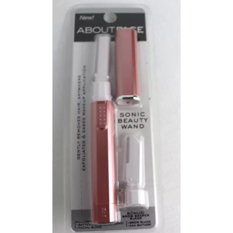 ABOUTFACE Sonic Beauty Wand Removes Hair & Exfoliates Face &