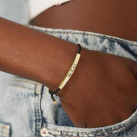 Don't Let The Hard Days Win Bracelet Be Kind of a B Tube Bracelet for Women Let Them Bracelet Inspirational Bracelet Braided Rope Bracelet Best Friend Bracelet Remember Who The F You are Bracelet