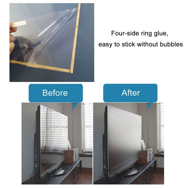 JCSKY 55 Inch Matte Anti-Glare TV Screen Protector, Dustproof Anti