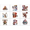 Pack of 64 Funny Christmas Postcards with Funny Drawings on