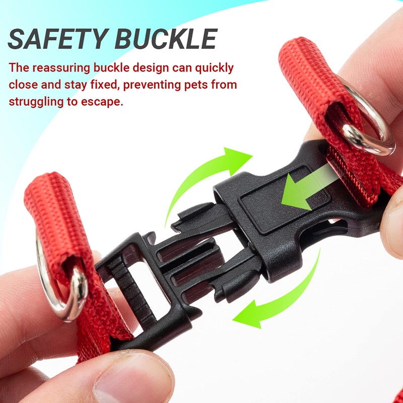 No Pull Dog Harness - Adjustable Step-in Harness & Leash