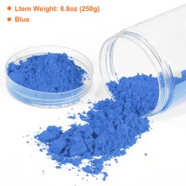 uxcell 8.8oz (250g) Iron Oxide Powder Concrete Pigment Iron Oxide Pigment for Pastel Tile Paint Concrete Cement (Blue, Mesh: 800)