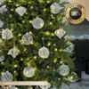 ESQUIMAL Esferas Navideñas de Cristal, 6 Piezas de 10 cm.