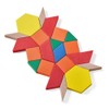 hand2mind Foam Pattern Blocks, Foam Shapes, Geometric Shapes for Kids,