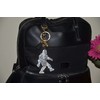 Popfizzy Rhinestone Bigfoot Keychain for Women, Bling Sasquatch Purse Charm