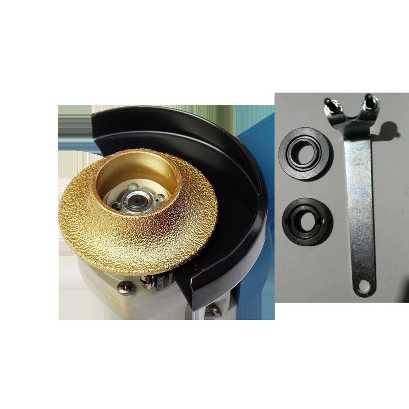 Roxx Tools Wet Polisher Grinder 3/8" Demi Bullnose 11 granite