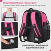 Ciihars Single Bowling Ball Bag Backpack with Shoe Bag Up