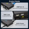 VPFET HDMI KVM USB Extender 394ft 120M Over Cat 5e