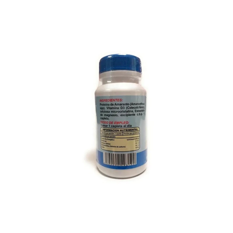 Vitamina D3 Riket Natural Suplemento Vegano Sin Gluten 30 Capletas