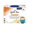 QuikTea Ginger Chai Tea Latte – 10 Count, Bold Ginger