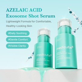 medicube Exosome Shot Azelaic Acid 7,500 PPM Spicule Facial Serum | Deep Hydration for Smooth, Even Skin | Ideal for Use After Spot Care, with Azelaic Acid, Niacinamide | Korean Skincare, 1.01 fl.oz