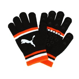 PUMA 041798 Training Running Gloves, Cat Logo, Magic Gloves, Black/Frame, Flicker (09) S, Puma Black/Frame Flicker (09)