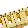 6 Pcs Electric Guitar Bridge Saddle Standard Zinc Alloy Guitar