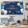 Tatuo Retirement Party Decorations Include Navy Blue Confetti Balloons Set