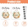 Xugoox 48Pcs Raffle Cards for Baby Shower Scratch Off Game,
