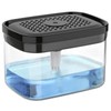 MR.SIGA Dish Soap Dispenser for Kitchen,2 in 1 Premium Soap