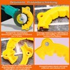 KEWAYO Drill Sharpener for Angle Grinder - Universal Sharpener 4-12