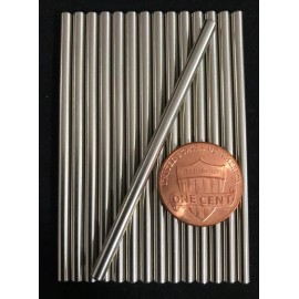 USA MADE (10) 1/8" X 2 1/2” Dowel Pin Ground Finish 303 S.S. 1/8"+.000 -.0004 USA MADE