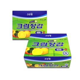 Clean Lab Clean Lab Clean Gloves 400 sheets / 크린랲 크린랩 크린장갑 400매 X 2개 /비닐장갑/위생장갑