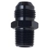 Fragola 481610-BL Black Size (-10) x 1/2" MPT Straight Adapter Fitting
