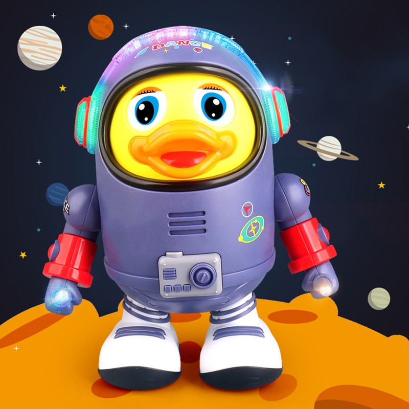 Dance Duck Toy Electric Dancing Singing with Music Light Plastic