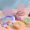 Air Cushion Puff Case Translucent Portable Cushion Pact Puff Makeup Sponge Translucent White 7ea