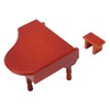Wooden Music Box Piano Style Decorative Gold Plated Movement Pleasing