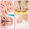 Dsixnails 240 uñas postizas cuadradas cortas marrones para mujer en