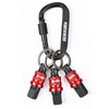 Geinxurn 3Pcs Socket Holder Keychain, 3/8" Drive Quick Release &