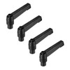 uxcell M6 Handle Adjustable Clamping Lever Thread Push Button Ratchet