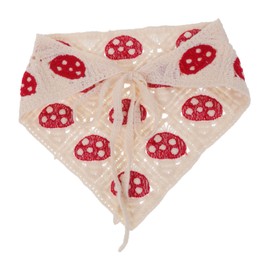 BESPORTBLE Knitted Hair Bandana Fashionable Crochet Headwrap for Women Chic Mushroom Design Hair Accessory for Casual Outfits Yoga Travel and Everyday Wear