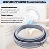 W10290499 WPW10381562 Washer Door Bellow, W10381562 Washing Machine Door Boot